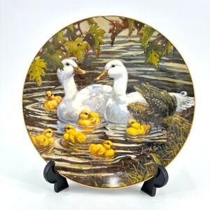 Cottagecore Duck Collector's Plate Farmhouse Country Kitchen Ducklings